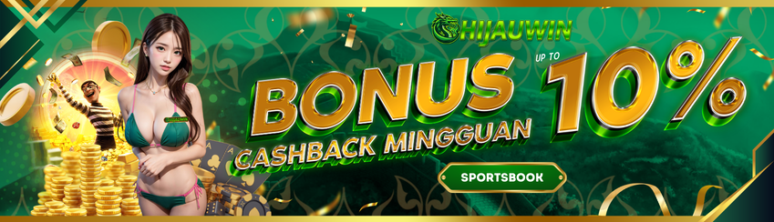 BONUS CASHBACK MINGGUAN SPORTBOOK UP TO10%